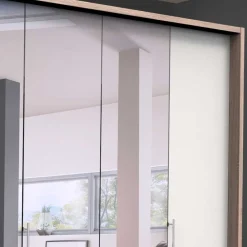 Wohnen Kleiderschränke|Schränke<3-türiger Falttüren-Kleiderschrank 300 cm - Vaclyn