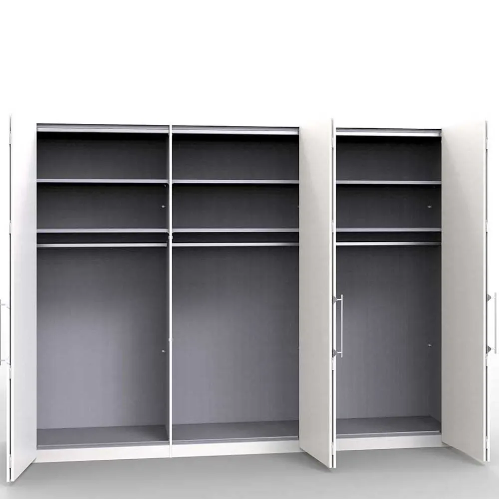 Wohnen Kleiderschränke|Schränke<3-türiger Falttüren-Kleiderschrank 300 cm - Vaclyn