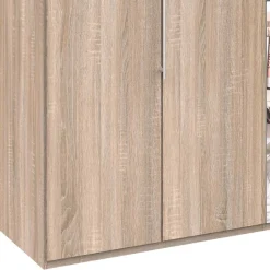 Wohnen Kleiderschränke<3-türiger Falttüren-Kleiderschrank mit Spiegel - Zayun