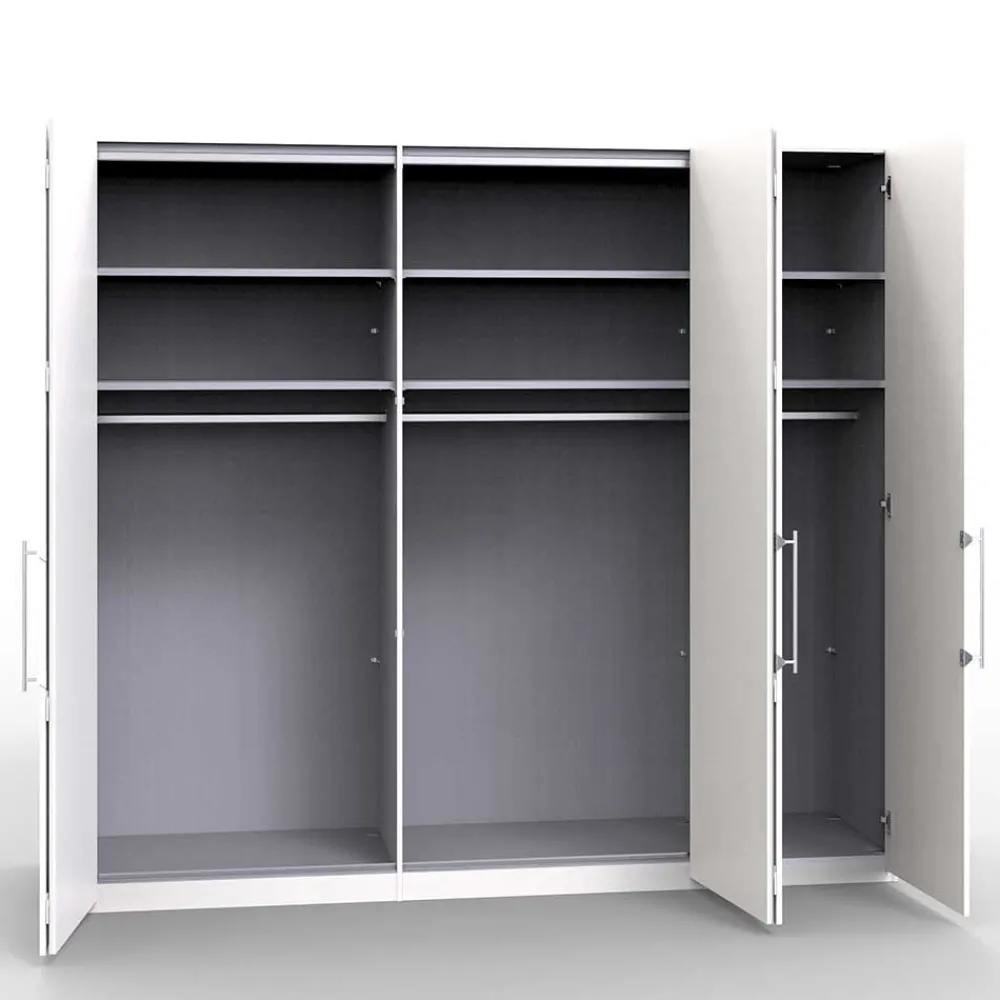 Wohnen Kleiderschränke<3-türiger Falttüren-Kleiderschrank mit Spiegel - Zayun