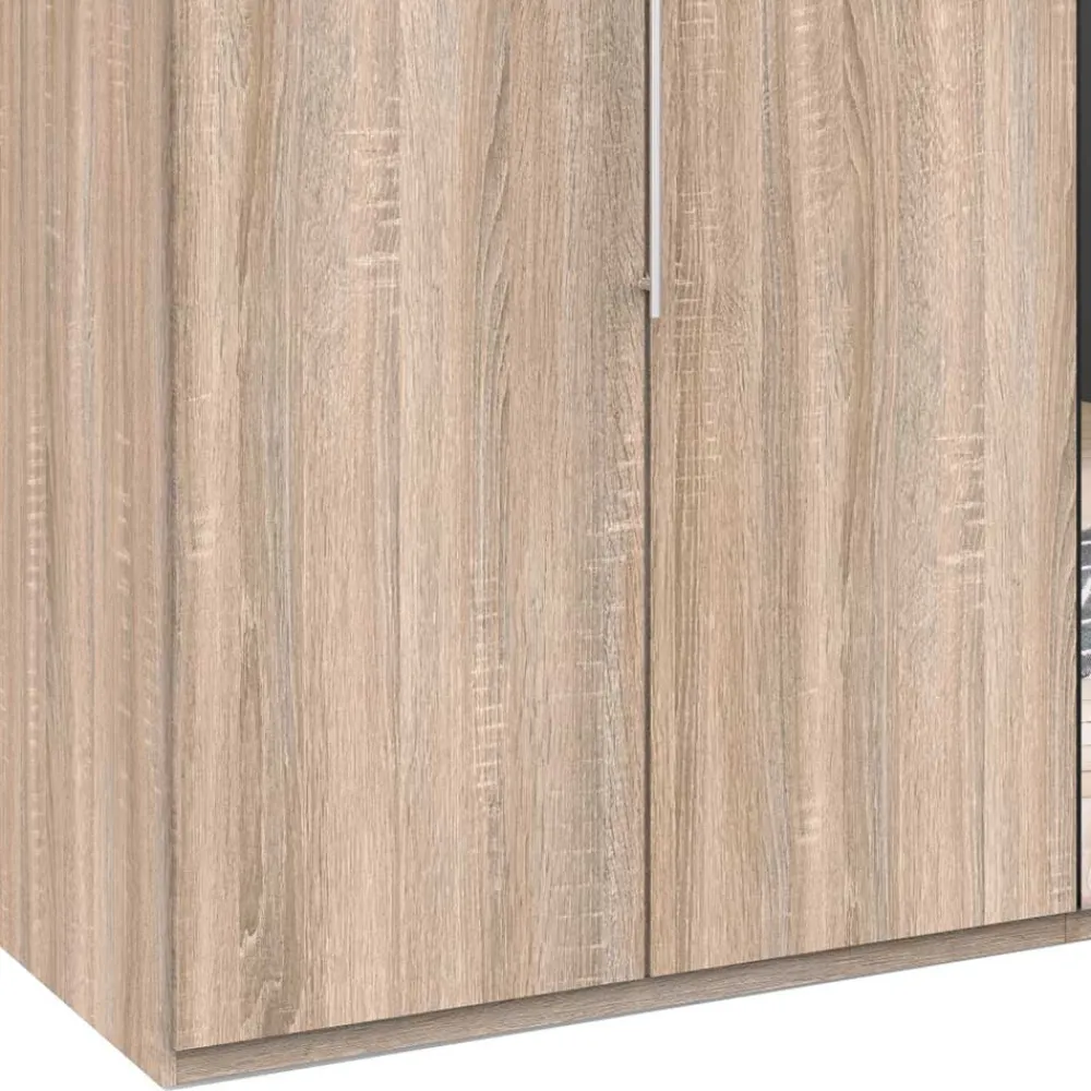 Wohnen Kleiderschränke|Schränke<3-türiger Falttüren-Schlafzimmerschrank 300cm - Zayun