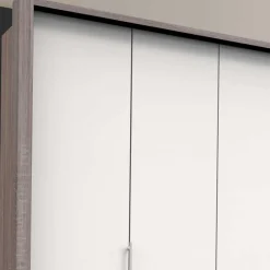 Wohnen Kleiderschränke|Schränke<3-türiger Falttürenschrank mit 12 Schubladen - Tivierto