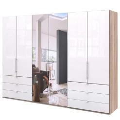 Wohnen Kleiderschränke<3-türiger Gleittüren-Kleiderschrank mit Spiegel - Bosays