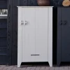Wohnen Schränke<1-türiger Kiefer Schrank in hellem Grau - Ennyano