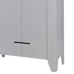 Wohnen Schränke<1-türiger Kiefer Schrank in hellem Grau - Ennyano