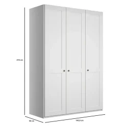 Wohnen Kleiderschränke<3-türiger Kleiderschrank 150 cm breit - Flinn