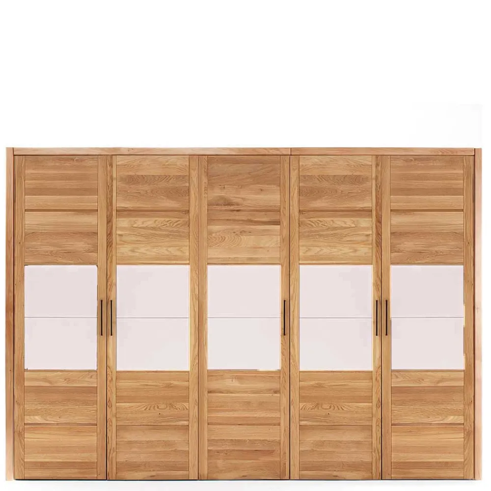 Wohnen Kleiderschränke<5-türiger Kleiderschrank aus Massivholz - Zaisan