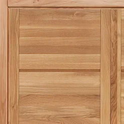 Wohnen Kleiderschränke<3-türiger Kleiderschrank aus massiver Wildeiche - Zaisan