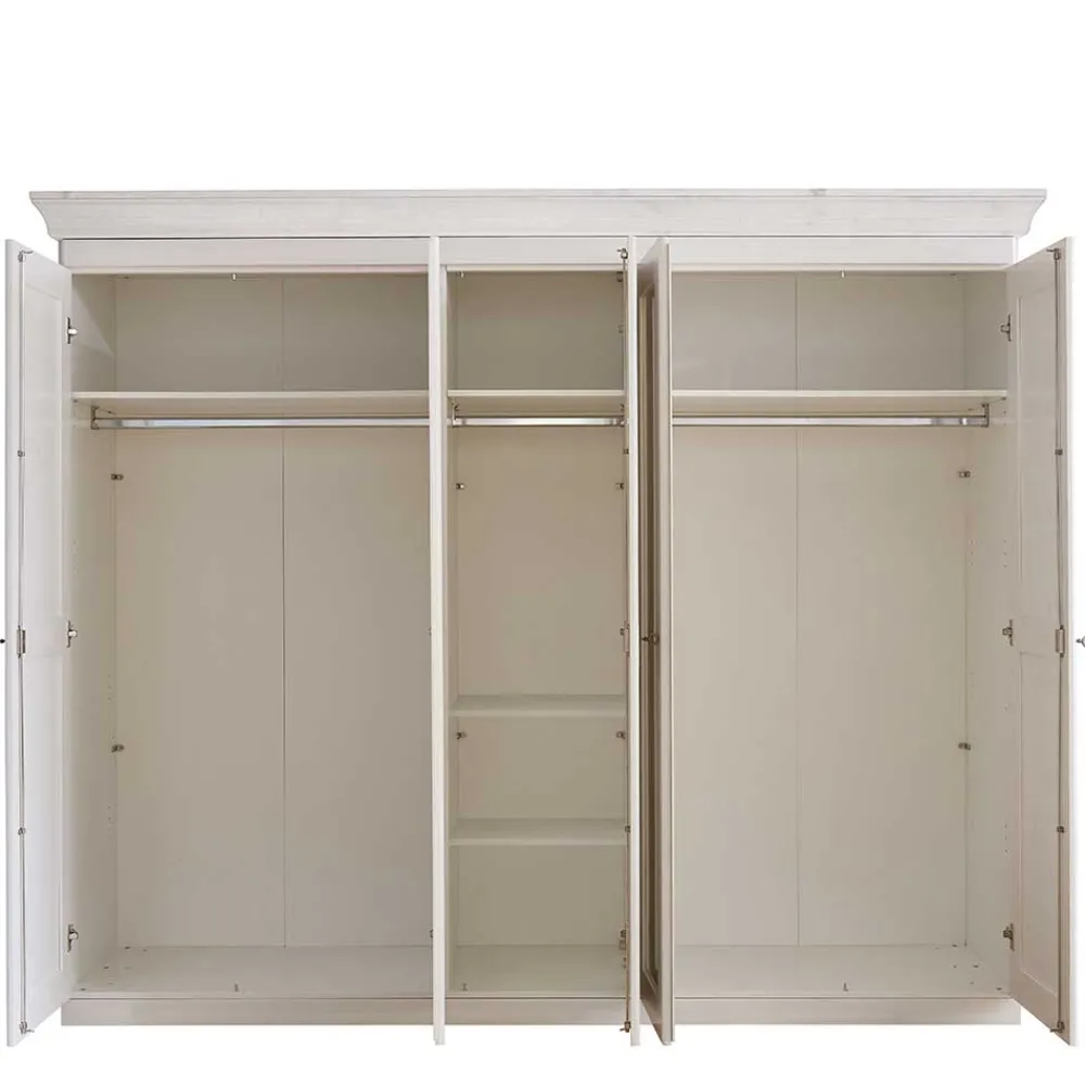 Wohnen Kleiderschränke<5-türiger Kleiderschrank im Modern Country Style - Kazanova