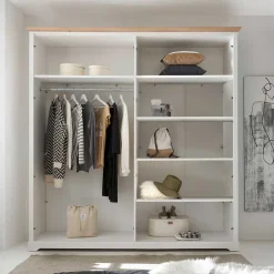 Wohnen Kleiderschränke<4-türiger Kleiderschrank im Modern Country Style - Maggio