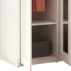 Wohnen Kleiderschränke<3-türiger Kleiderschrank in Weiß & Eiche Dekor - Malvissa