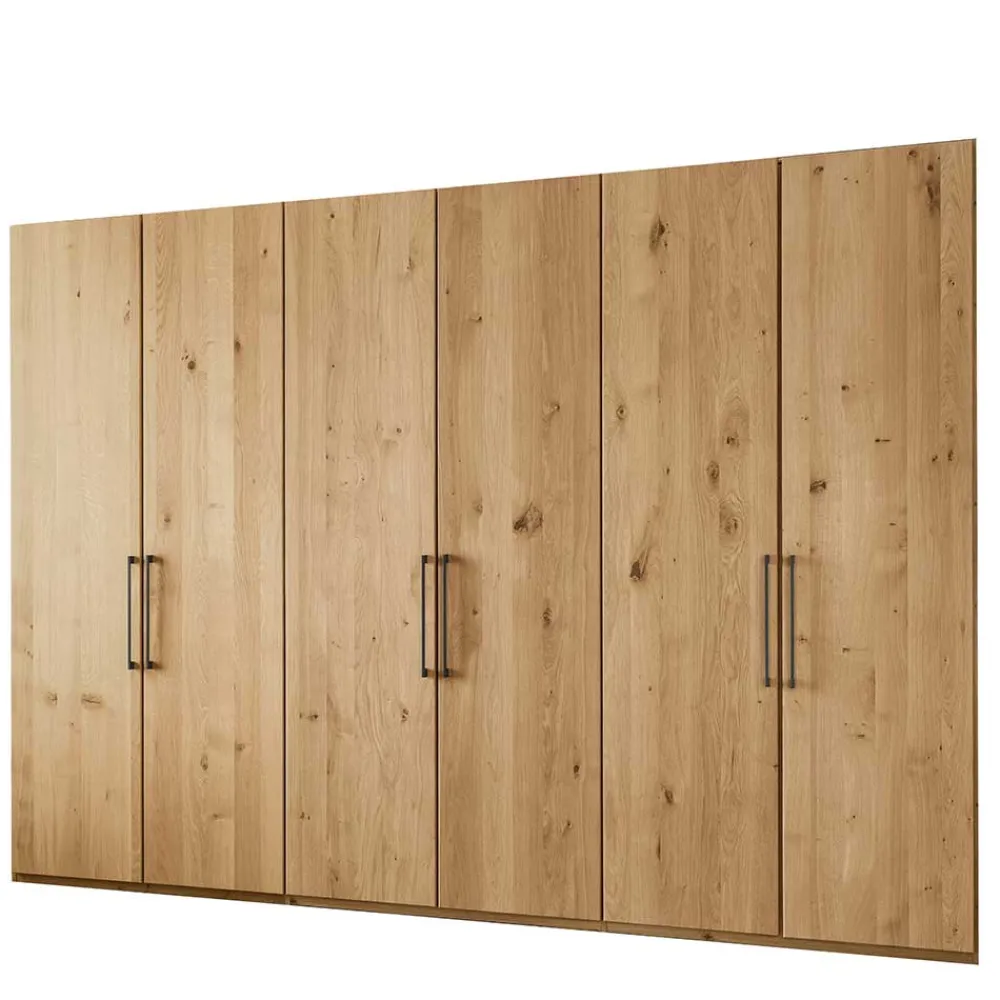 Wohnen Schränke|Kleiderschränke<6-türiger Kleiderschrank in zwei Höhen - Siestago