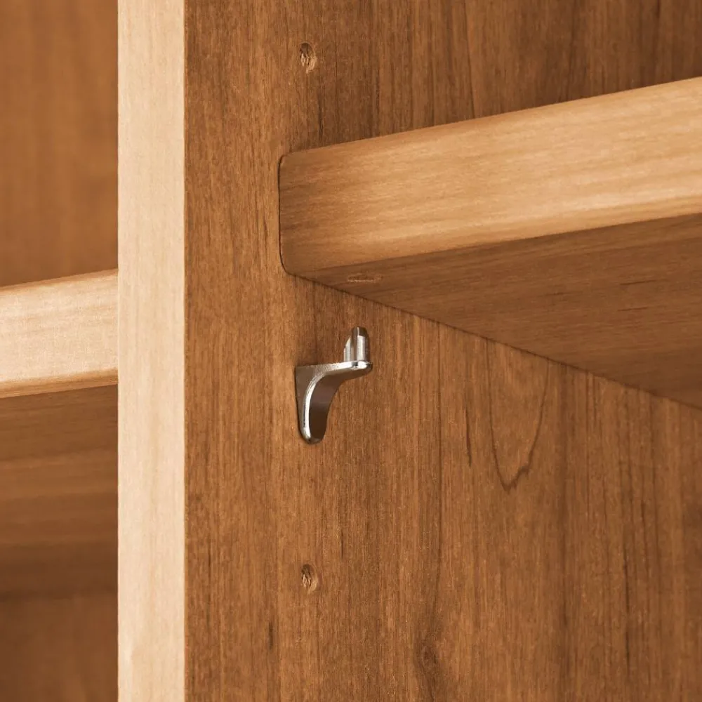 Wohnen Kleiderschränke|Schränke<3-türiger Kleiderschrank in Erle teilmassiv - Hung