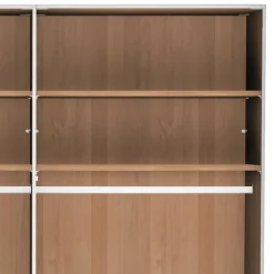 Wohnen Kleiderschränke<5-türiger Kleiderschrank in Erle teilmassiv - Dilacco