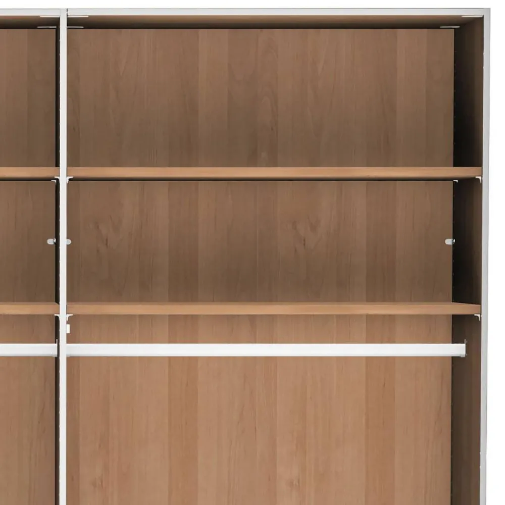 Wohnen Kleiderschränke<5-türiger Kleiderschrank in Erle teilmassiv - Dilacco