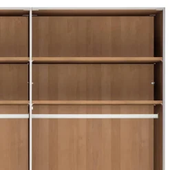 Wohnen Kleiderschränke<6-türiger Kleiderschrank in Erle teilmassiv - Murray