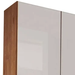 Wohnen Kleiderschränke|Schränke<7-türiger Kleiderschrank in Weiß Glas - Dilacco