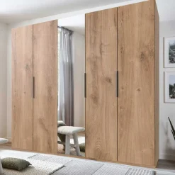 Wohnen Kleiderschränke<5-türiger Kleiderschrank mit einer Spiegeltür - Dagidoyo