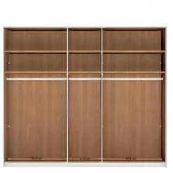 Wohnen Kleiderschränke<5-türiger Kleiderschrank mit Glasfront - Angelina