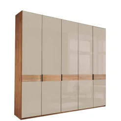 Wohnen Kleiderschränke<5-türiger Kleiderschrank mit Glasfront - Angelina