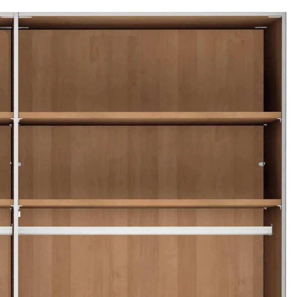 Wohnen Kleiderschränke<5-türiger Kleiderschrank mit Glasfront - Angelina