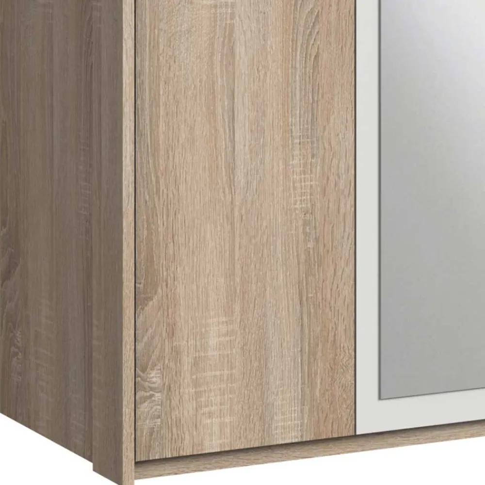 Wohnen Schränke<6-türiger Kleiderschrank mit zwei Schubladen - Coint