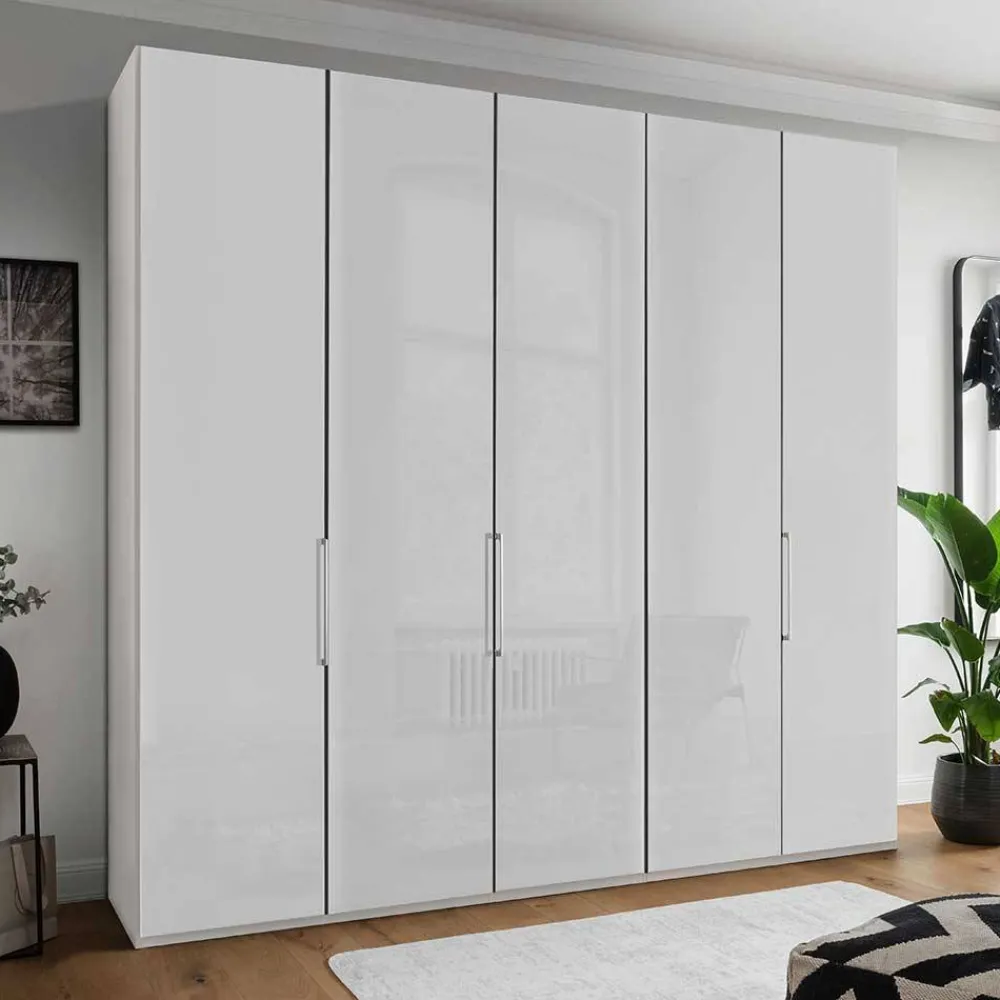 Wohnen Kleiderschränke<3-türiger Kleiderschrank mit Dreh- und Falttüren - Nujan