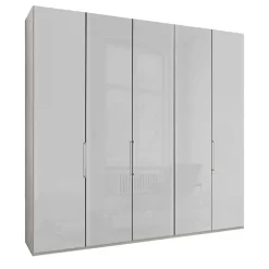 Wohnen Kleiderschränke<3-türiger Kleiderschrank mit Dreh- und Falttüren - Nujan