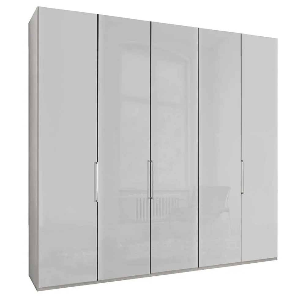 Wohnen Kleiderschränke<3-türiger Kleiderschrank mit Dreh- und Falttüren - Nujan