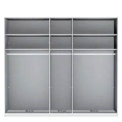 Wohnen Kleiderschränke<3-türiger Kleiderschrank mit Dreh- und Falttüren - Nujan