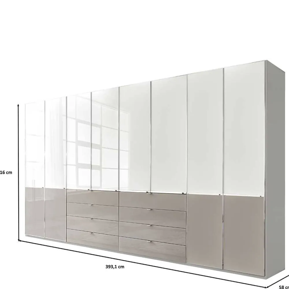 Wohnen Kleiderschränke|Schränke<8-türiger Kleiderschrank mit acht Schubladen - Pascan