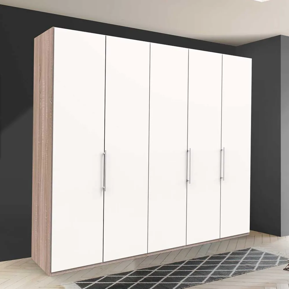 Wohnen Kleiderschränke|Schränke<3-türiger Kleiderschrank mit Falttüren - Vaclyn