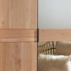 Wohnen Kleiderschränke<4-türiger Kleiderschrank mit zwei Spiegeltüren - Murray
