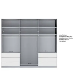 Wohnen Kleiderschränke<3-türiger Kleiderschrank mit Spiegel - Altagracia