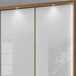 Wohnen Kleiderschränke|Schränke<4-türiger Kleiderscrhank mit drei Schubladen - Eyes