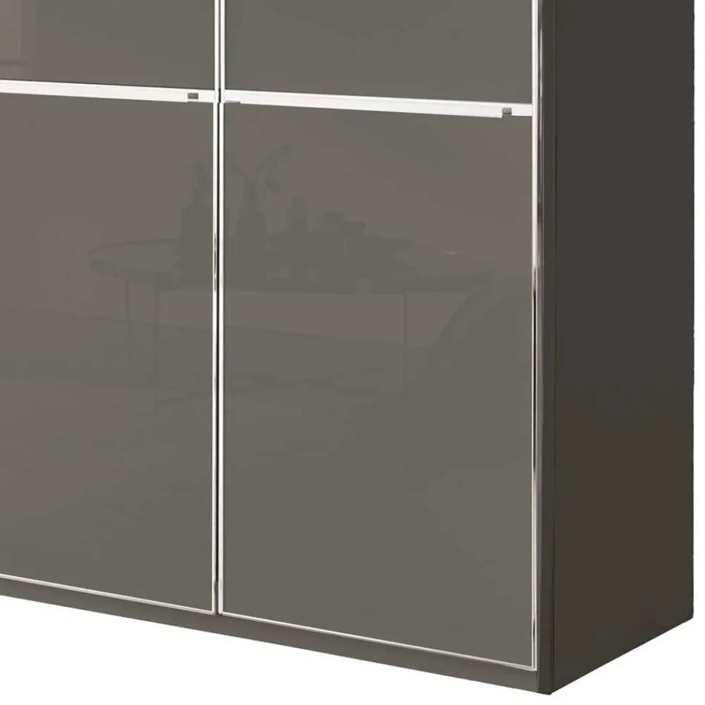 Wohnen Kleiderschränke<5-türiger Kombi-Kleiderschrank 247 cm breit - Madita