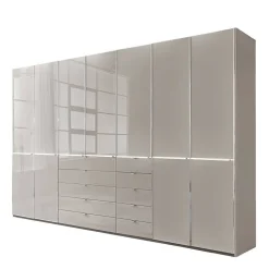 Wohnen Kleiderschränke|Schränke<7-türiger Kombi-Kleiderschrank 345 cm breit - Nucina