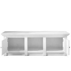 Wohnen Tv & Hifi-Möbel|Lowboards<2-türiger Landhaus TV Schrank in Weiß - Chelles