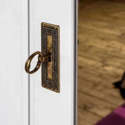 Wohnen Kleiderschränke|Schränke<4-türiger Landhausschrank in Weiß - Presto
