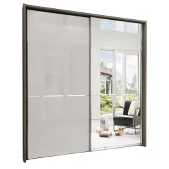 Wohnen Kleiderschränke<2-türiger Schiebetürenschrank mit 1 Spiegeltür - Cosima
