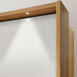 Wohnen Kleiderschränke|Schränke<6-türiger Schlafraum Kleiderschrank in Glas Beige - Emdsiva I