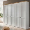 Wohnen Kleiderschränke<5-türiger Schlafzimmer Kleiderschrank in Weiß - Ignacio