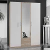 Wohnen Kleiderschränke<3-türiger Schlafzimmer Schrank mit 2 Schubladen - Purista