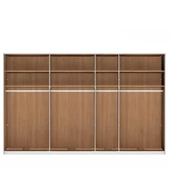 Wohnen Kleiderschränke<7-türiger Schlafzimmer-Kleiderschrank teilmassiv - Dilacco
