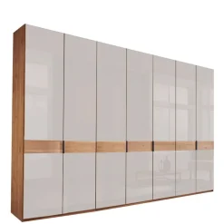 Wohnen Kleiderschränke<7-türiger Schlafzimmer-Kleiderschrank teilmassiv - Dilacco