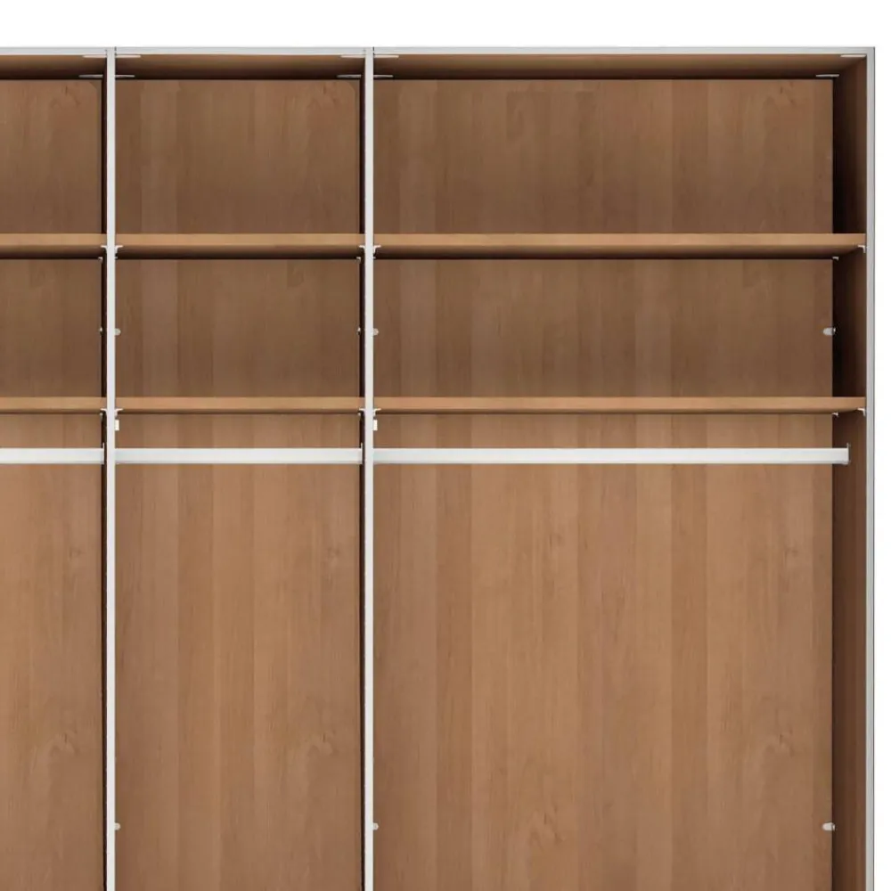 Wohnen Kleiderschränke<7-türiger Schlafzimmer-Kleiderschrank teilmassiv - Dilacco