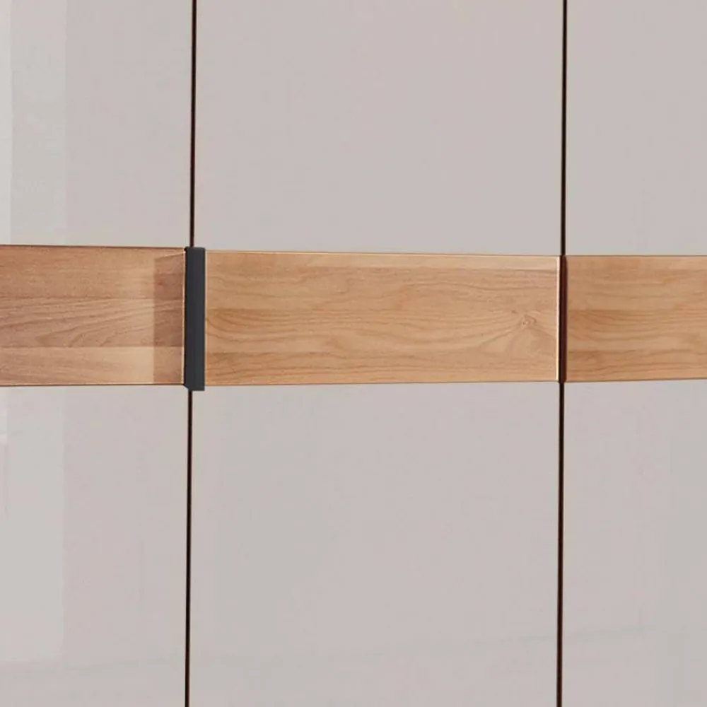 Wohnen Kleiderschränke<7-türiger Schlafzimmer-Kleiderschrank teilmassiv - Dilacco