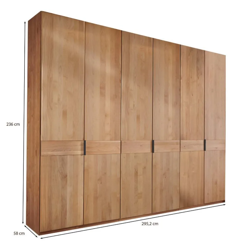 Wohnen Kleiderschränke|Schränke<6-türiger Schlafzimmer-Kleiderschrank in Erle - Murray