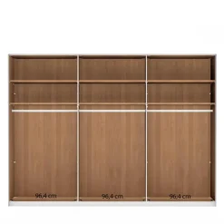 Wohnen Kleiderschränke|Schränke<6-türiger Schlafzimmer-Kleiderschrank in Erle - Murray