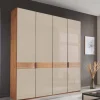 Wohnen Kleiderschränke<4-türiger Schlafzimmerschrank in Champagner - Angelina